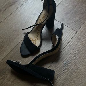 Sam Edelman Black Strappy Heels